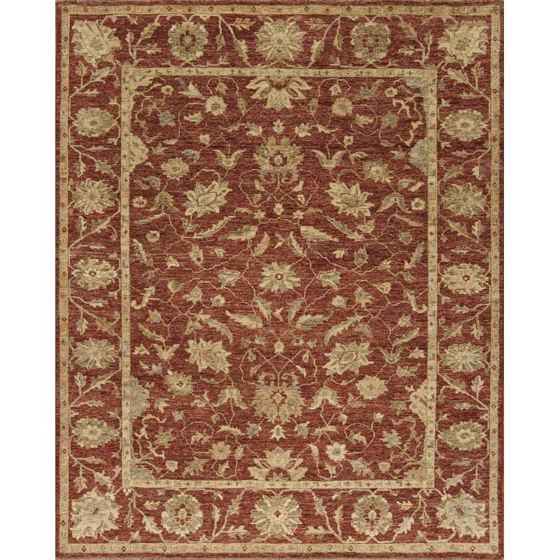 Tapis oriental en laine noué à la main Essence, Rectangle 8 pi x 10 pi