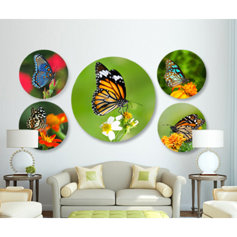 Beautiful Butterfly Print, 24" H x 24" W