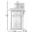 Outdoor Wall Lantern with Clear Seeded Glass 