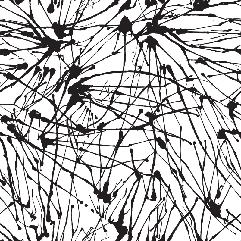 Rouleau de papier peint adhésif Aelyn Brush Strokes, L 16,67 po x l 25 po