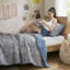 Courtepointe simple réversible 2 pièces Valerie-116490839-116490840