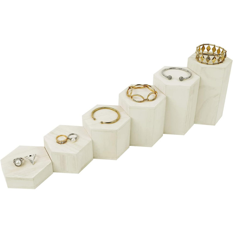 Support d'accessoires en bois 6 pièces