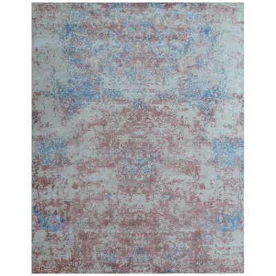 Cassina Abstract Area Rug in Pink