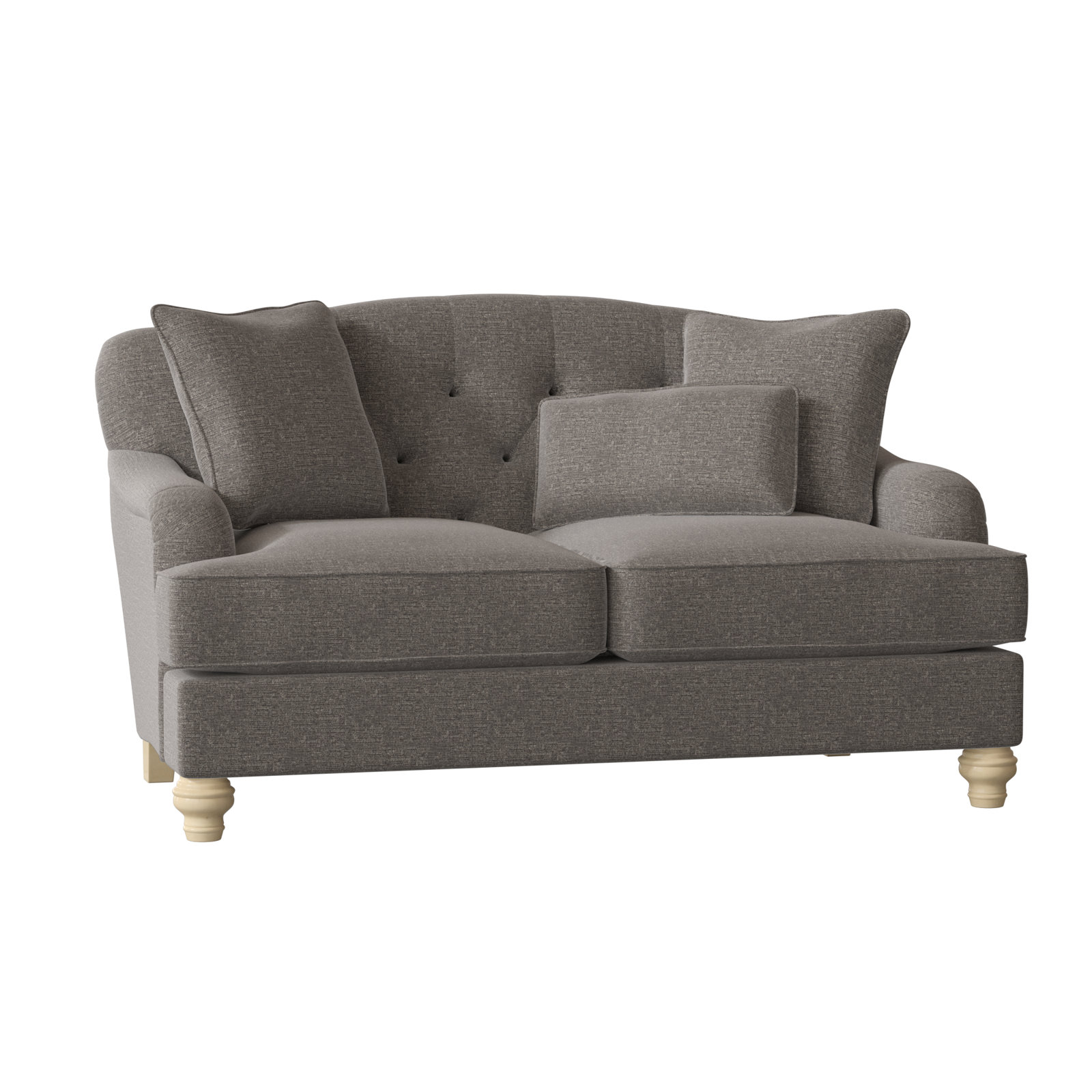 Sullivan 65'' Upholstered Loveseat, Aberdeen 22 Blue Velvet, Manhattan, Yes