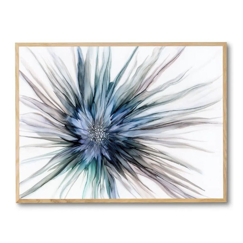 Ping Print by KC Pollak, Natural Floater Framed Canvas, 32" H x 42" W, No Mat