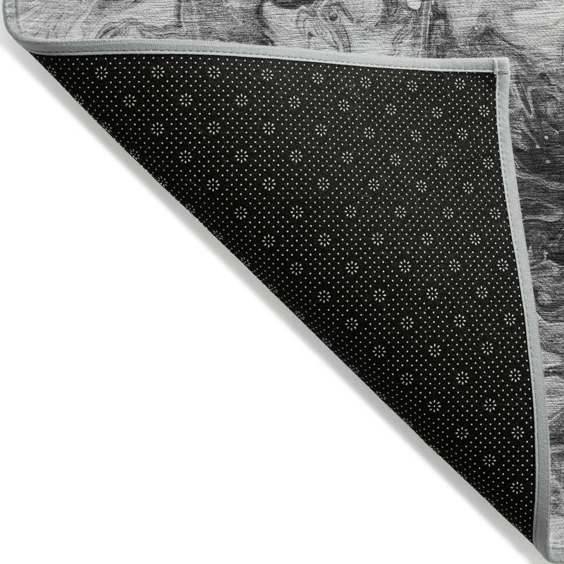 Tapis intérieur lavable abstrait 5 pi x 8 pi