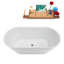 1491mm x 749.3mm Soaking Acrylic Bathtub-695092531