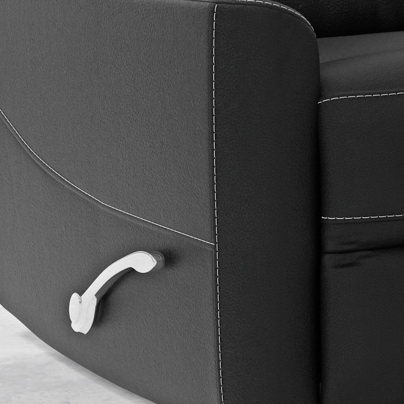 Casarez 31" Wide Standard Recliner, Black