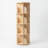 4-Tier Rotating Bookshelf with 360° Spinning Storage