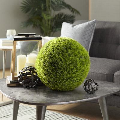 Faux Foliage Topiary Green Artificial Foliage Ball