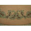Large Oversized Oval Shape Ivory Antique European Floral Pattern American Hooked Rug