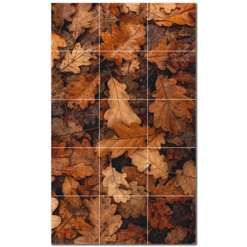 Panneau décoratif en céramique satinée 8 po x 8 po