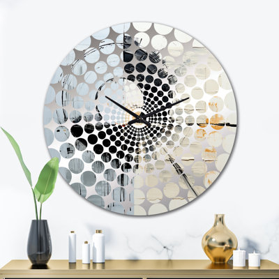 Antonay - Horloge murale peinture abstraite