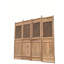 Unfinished Pine Folding Screen Doors
