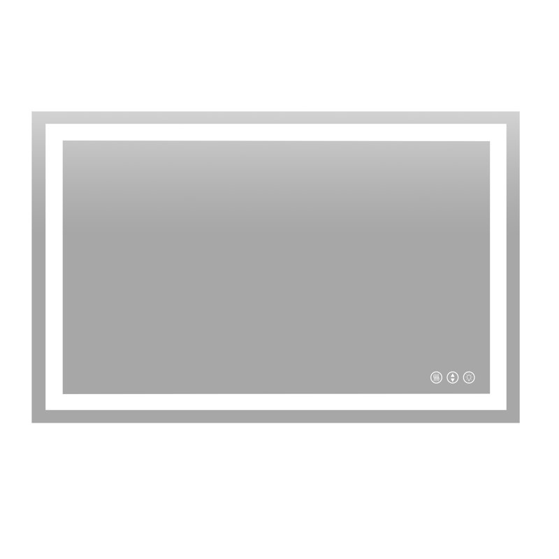Dokes Frameless LED Vanity Wall Mirror Passed ETL, 48" x 32"