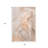 3' X 5' Orange And Ivory Abstract Washable Area Rug With UV Protection