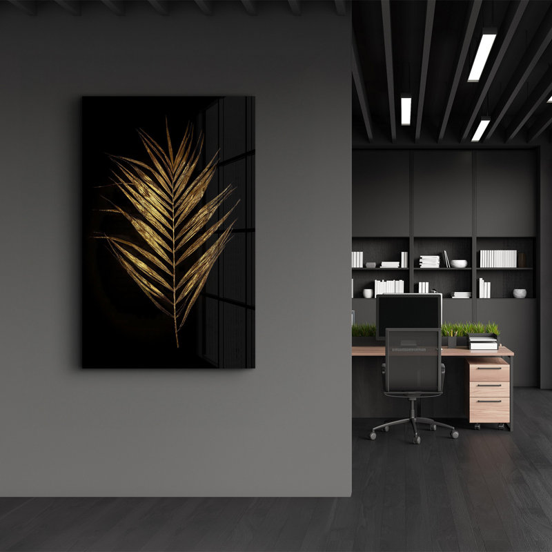 Élégante peinture murale en verre trempé de 13,8 po x 21,7 po | 100% verre trempé, épaisseur: 0,16 pouce | Imprimé UV pour des couleurs éclatantes | Parfait pour la décoration intérieure, le salon et les espaces de bureau
