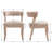 30'' H Modern Upholstered Armless Dining Chair With Tufted Curved Backrest, Solid Wood Legs For Living Room/Dining Room-1159006846