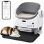 ABS Plastic Self-Cleaning Litter Box-1340565557
