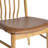 Bausman Slat Back Dining Chair With Solid Wood Frame, Upholstered Side Chair For Dining Room/Kitchen-122945738