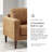 Faux Leather Armchair