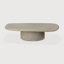 Elements outdoor coffee table - varnished concrete - Light Grey - pebble