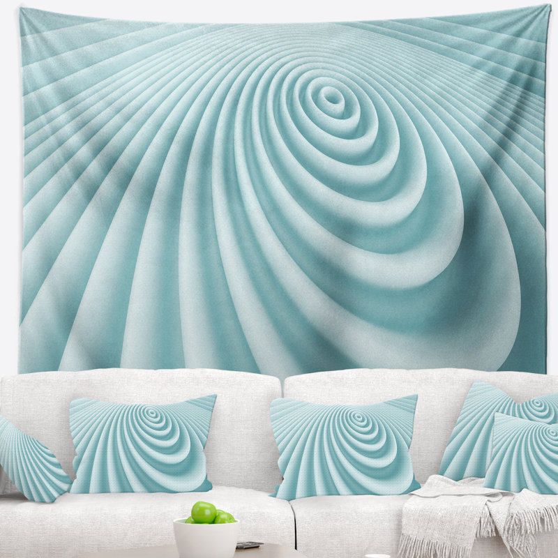 Tapisserie Fractal, H 50 po x l 60 po