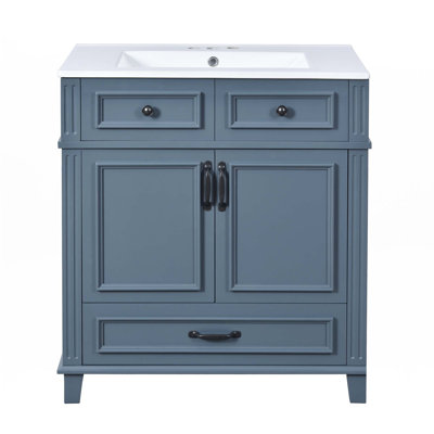 Meuble-lavabo de 30 po avec lavabo en céramique