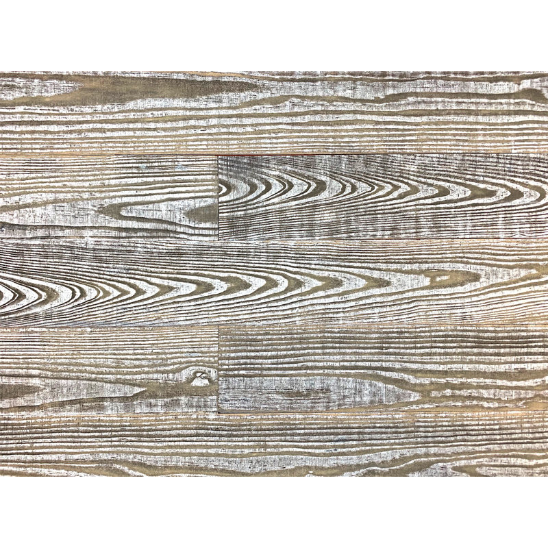 Waal Thermo-Treated 1/4 in. x 5 in. x 4 ft. Warp Resistant Barn Wood Wall Planks (10 sq. ft. per 6-Pack), Barn Gray