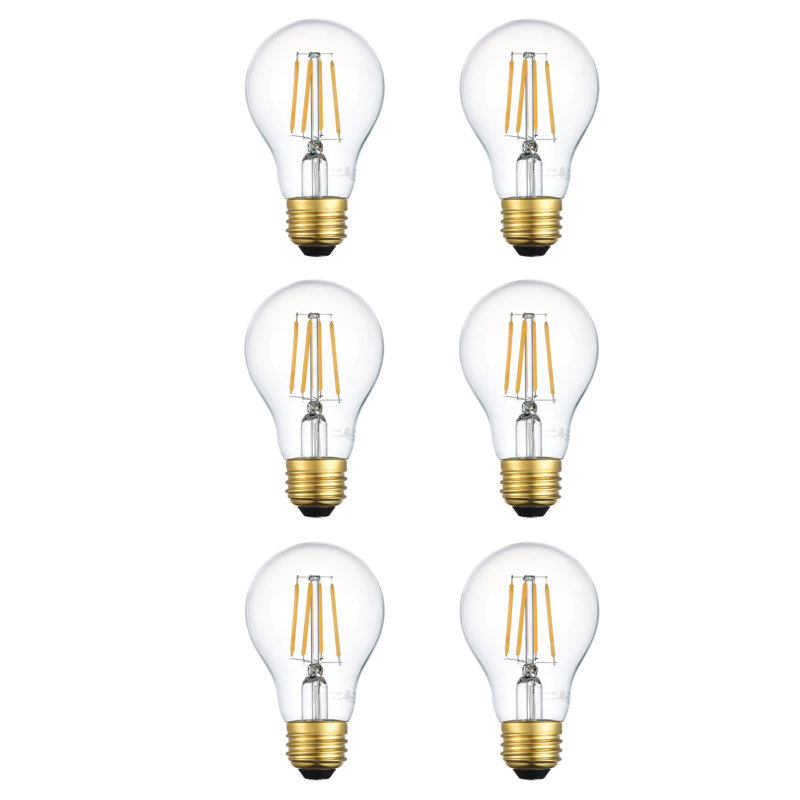 Monnier 4.5 Watt (40 Watt Equivalent), A19 LED, Dimmable Light Bulb, Warm White (3000K) E26/Medium (Standard) Base