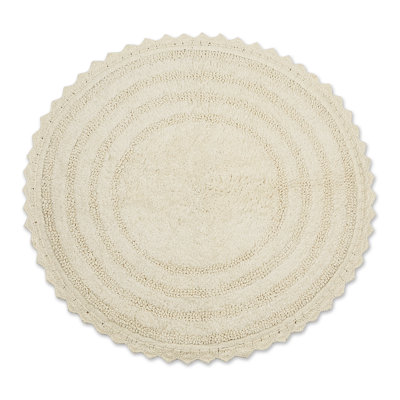 Lisk Circle Cotton Bath Rug