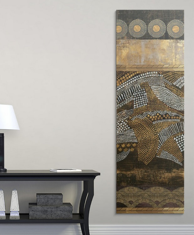 « art nouveau ii », impression Tom Reeves, H 60 po x l 20 po x P 1,5 po, Toile