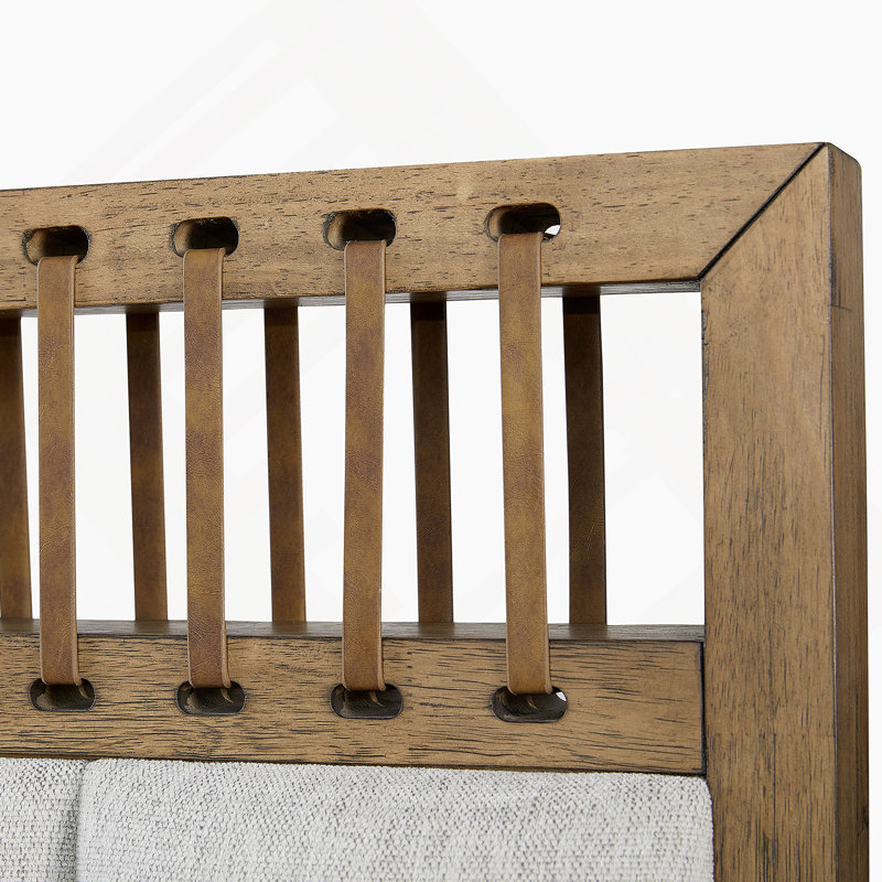 Queen Upholstered and Strap Panel Bed, Queen