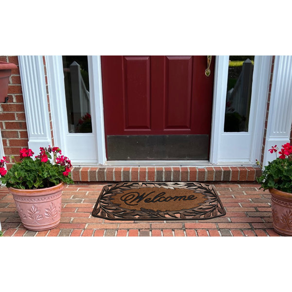 Altarik Non-Slip Geometric Outdoor Doormat