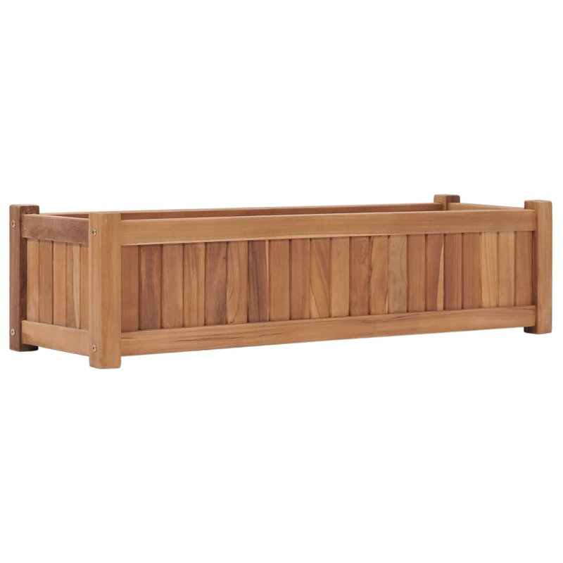 Sydnie Wood Raised Garden Bed, 9.8" H x 39.4" W x 11.8" D 