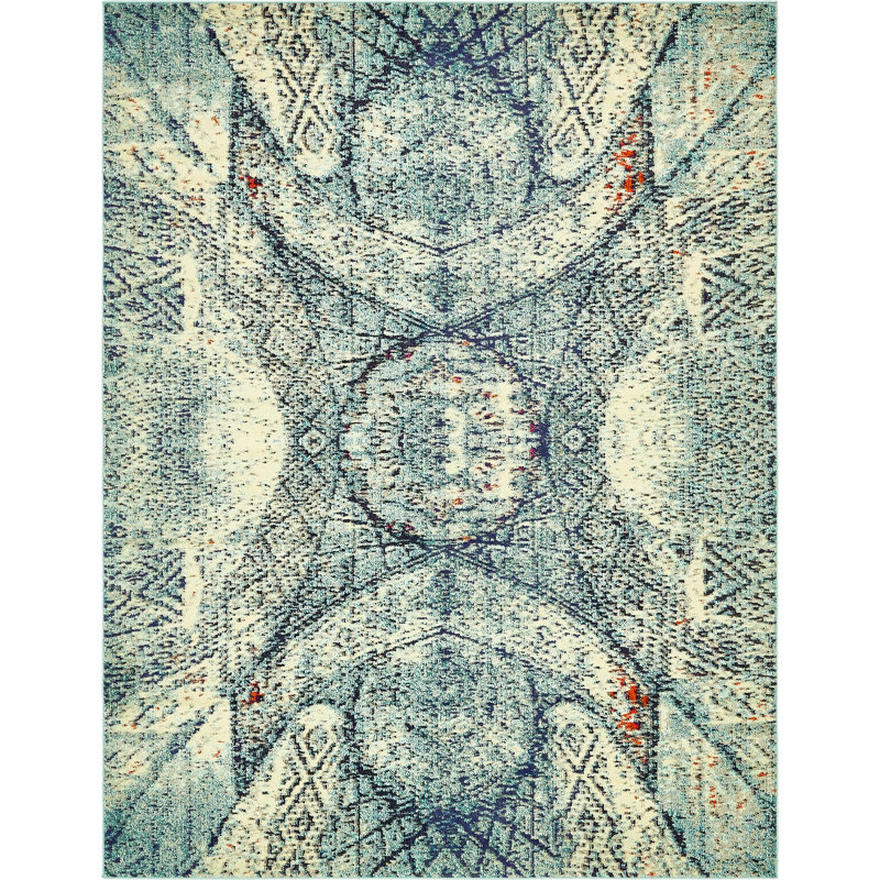Dimonetta Washable Geometric Indoor Rug, Rectangle 2'2" x 3'1"