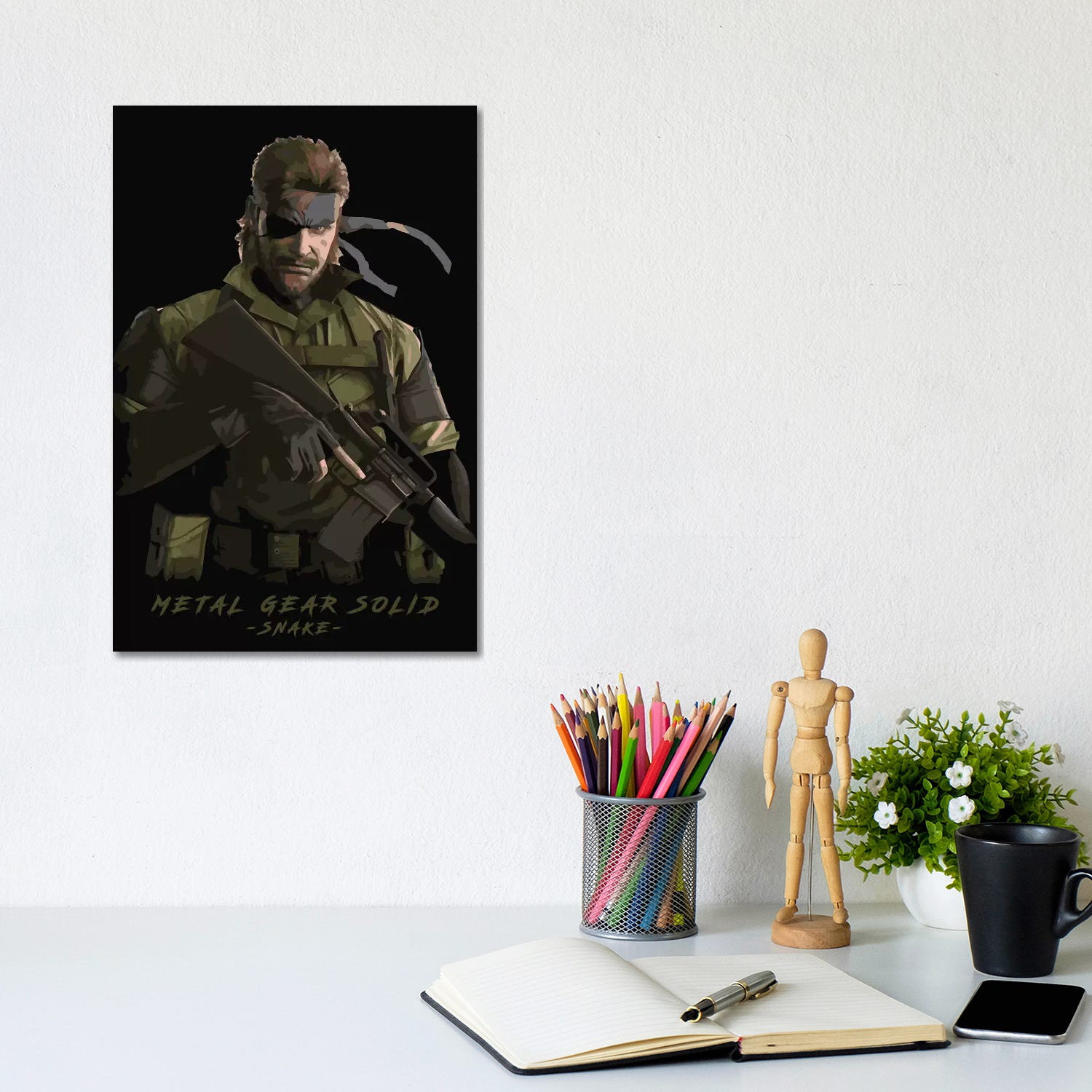 metal gear solid snake art