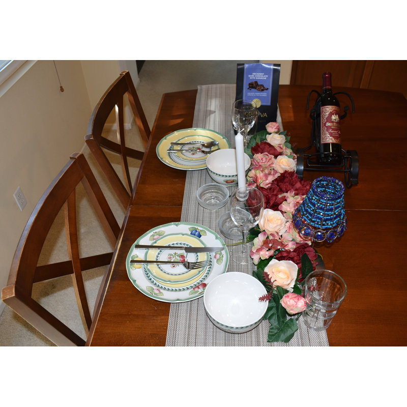 32" Burgundy Peony Rose Hydrangea Swag