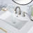 Widespread 2-handle Bathroom Faucet with Drain Assembly-100694936
