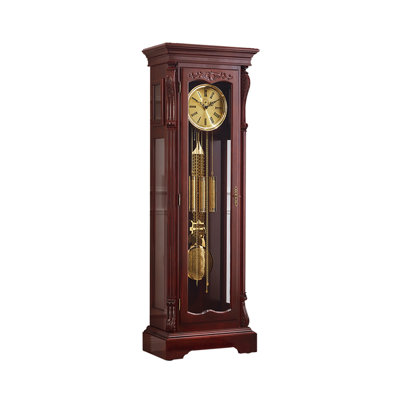 Twelve Tone Triple Hammer Movement Solid Wood Floor Clock
