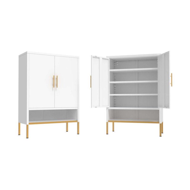 40'' Tall  2-Doors Shoes Cabinet