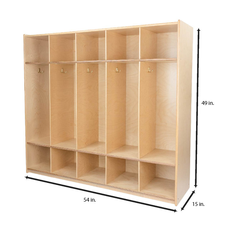 Casier 5 sections, l 54 po