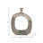 Ignasi Modern Metal Aluminum Vase with Sculptural Open Frame Design and Contemporary Curved Silhouette-89110004