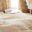 Abstract Peach Washable/Stain Guarded Area Rug -1128158811