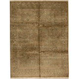 Hand Woven Silk and Wool Oriental Area Rug
