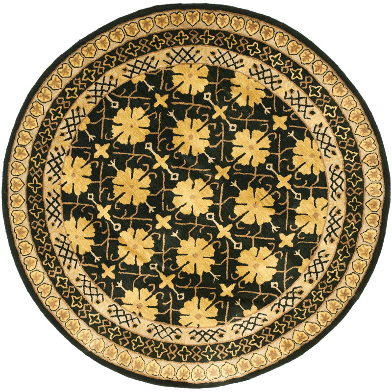 Tosca Classic Hand Tufted Wool Oriental Rug, Round 6'
