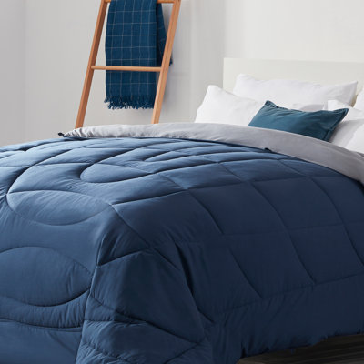 Édredon réversible en microfibre 