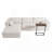 Versatile Modular Sofa with Free Side Table and Pillows for Living Room-905906327