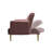 Verdeen Twin 74'' Velvet Convertible Sofa-662609567