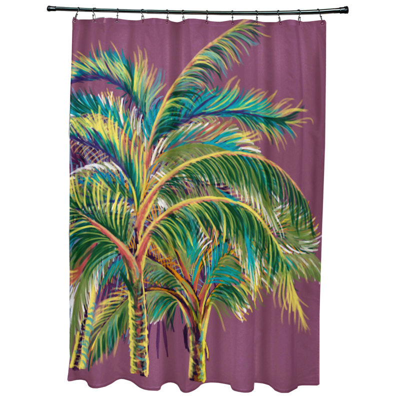 Rideau de douche simple Eastbourne, Mauve